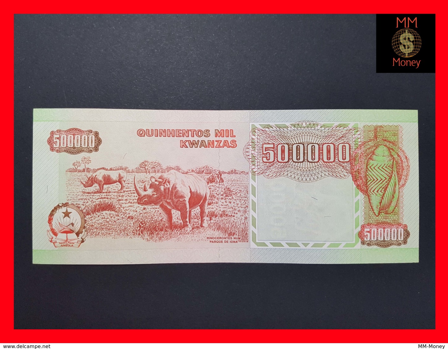 ANGOLA 500.000 500000 Kwanzas 4.2.1991 P. 134  UNC - Angola