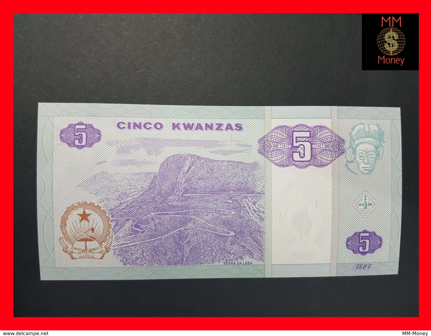 ANGOLA 5 Kwanzas 10.1999 P. 144 A UNC - Angola