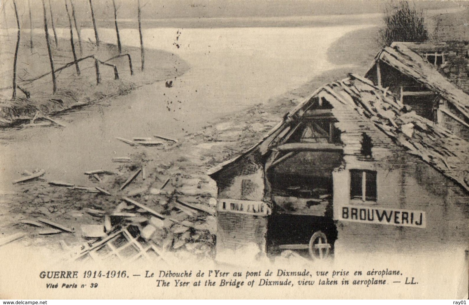 BELGIQUE - FLANDRE OCCIDENTALE - DIXMUDE - DIKSMUIDE - Guerre 1914-1916 - Le Débouché De L'Yser Au Pont De Dixmude, .... - Diksmuide