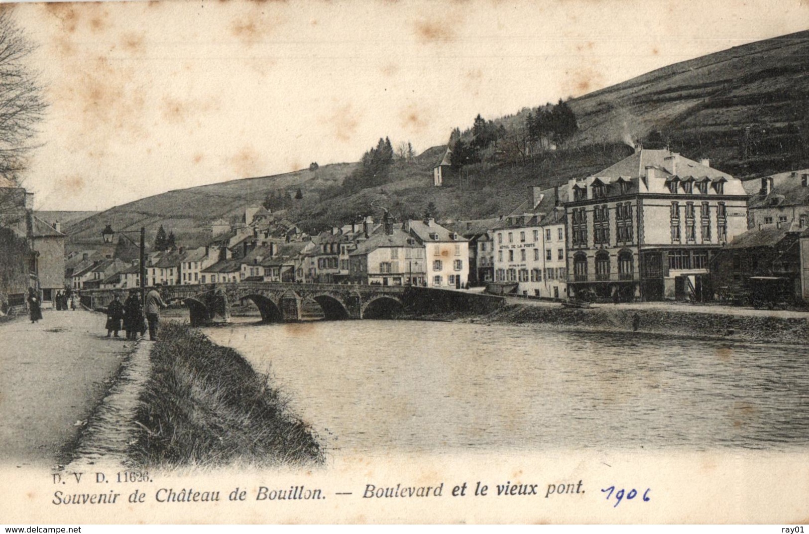 BELGIQUE - LUXEMBOURG - BOUILLON - Souvenir De Château De Bouillon - Boulevard Et Le Vieux Pont. - Bastenaken