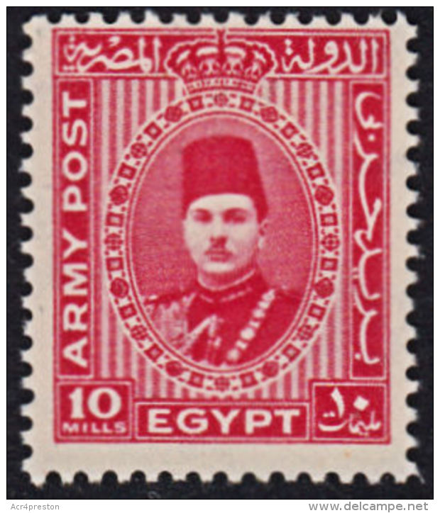 A5690 EGYPT 1939, SG A15 10 Mills Army Post,  MNH - Unused Stamps