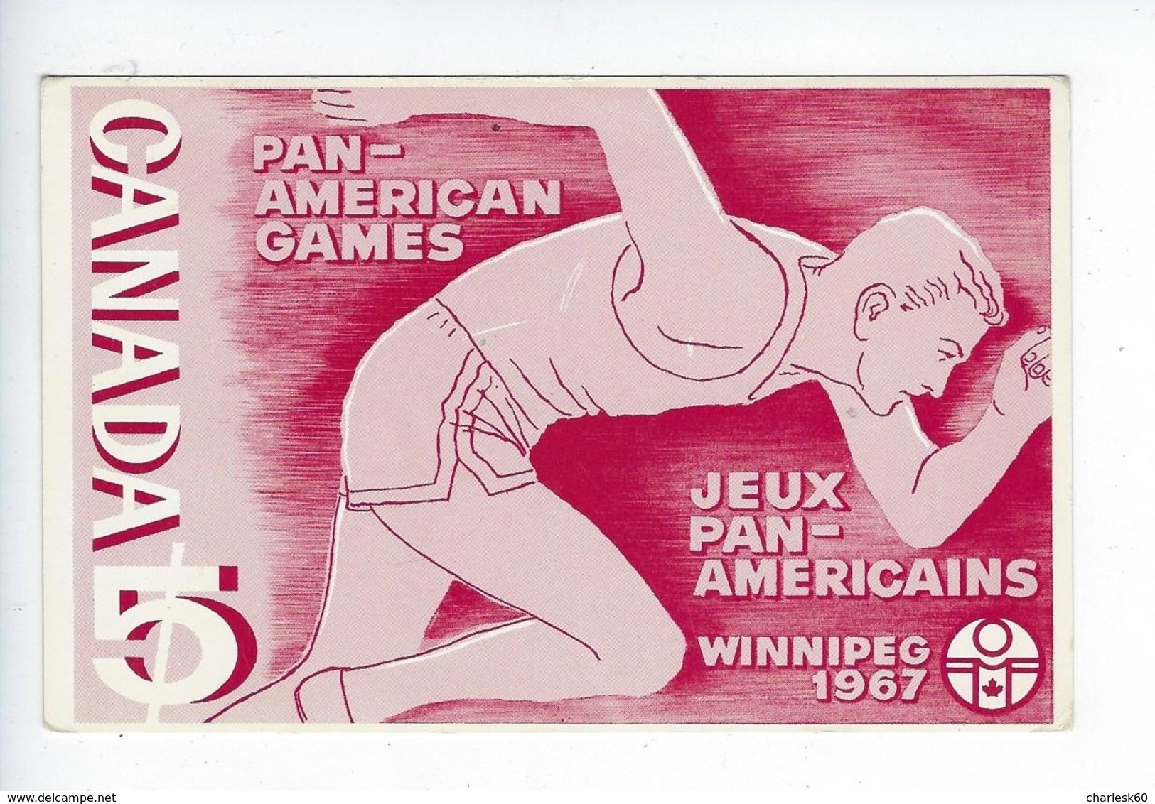 CPA Manitoba Jeux Pan-Americains Winnipeg 1967 Pan-Americans Games Sport Athlétisme - Winnipeg