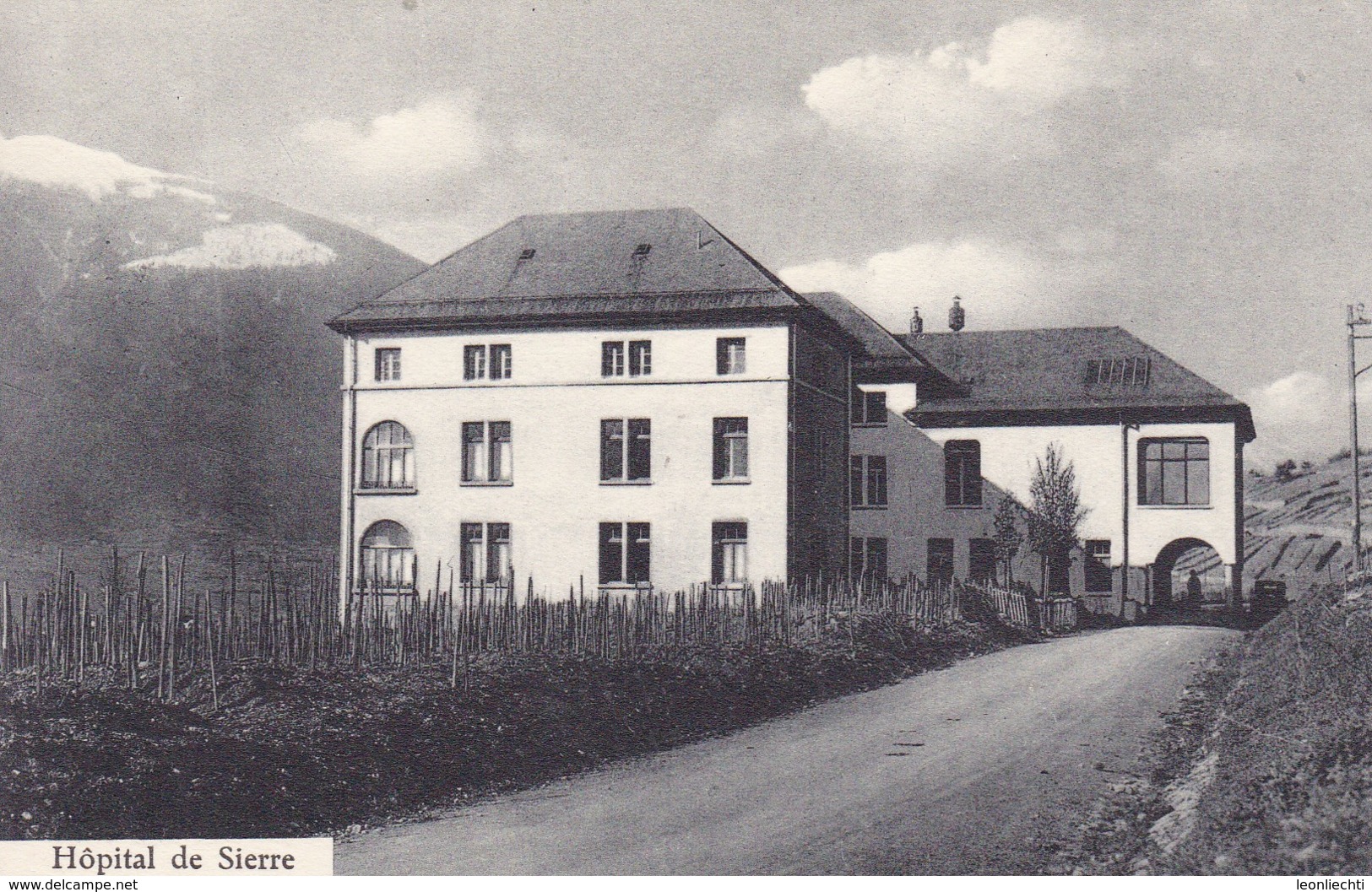 Hôpital De Sierre. Nicht Gelaufen - Autres & Non Classés