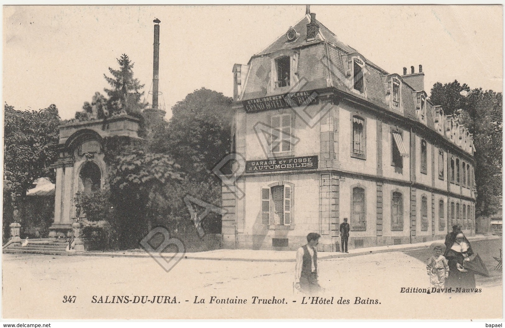 Salins-du-Jura (39) - La Fontaine Truchot - L'Hôtel Des Bains - Autres & Non Classés
