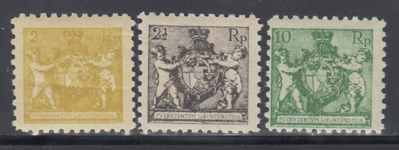 1920  YVERT Nº  44B, 45B, 49B,  /*/, Dt. 9½ - Neufs