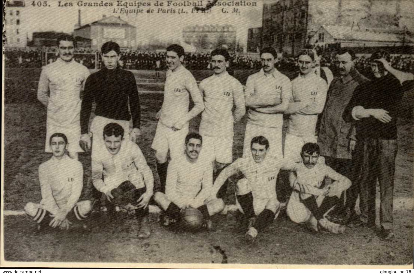 EQUIPE DE FOOT DE PARIS....REPRO...CPM - Calcio