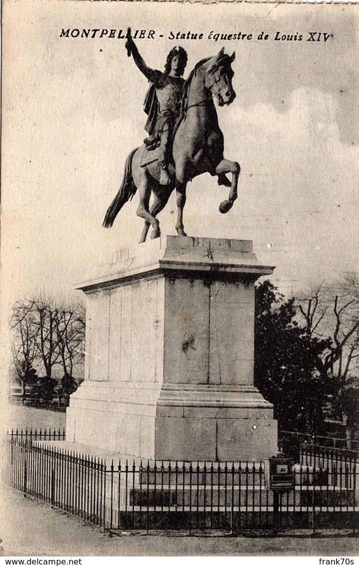 34. Montpellier Statue Equestre De Louis XIV (SP1898) - Montpellier