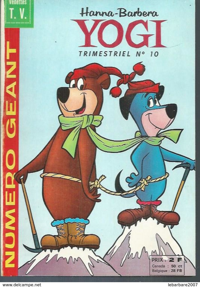 YOGI GEANT  N° 10  - SAGE  1966 - Sagédition