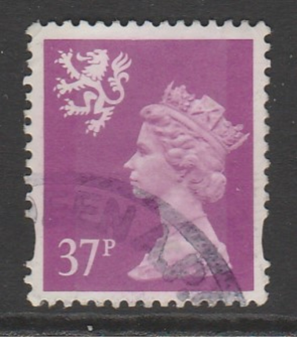 Scotland 1996 Queen Elizabeth II - New Values & Colors 37 P Purple SW 67 O Used - Scotland