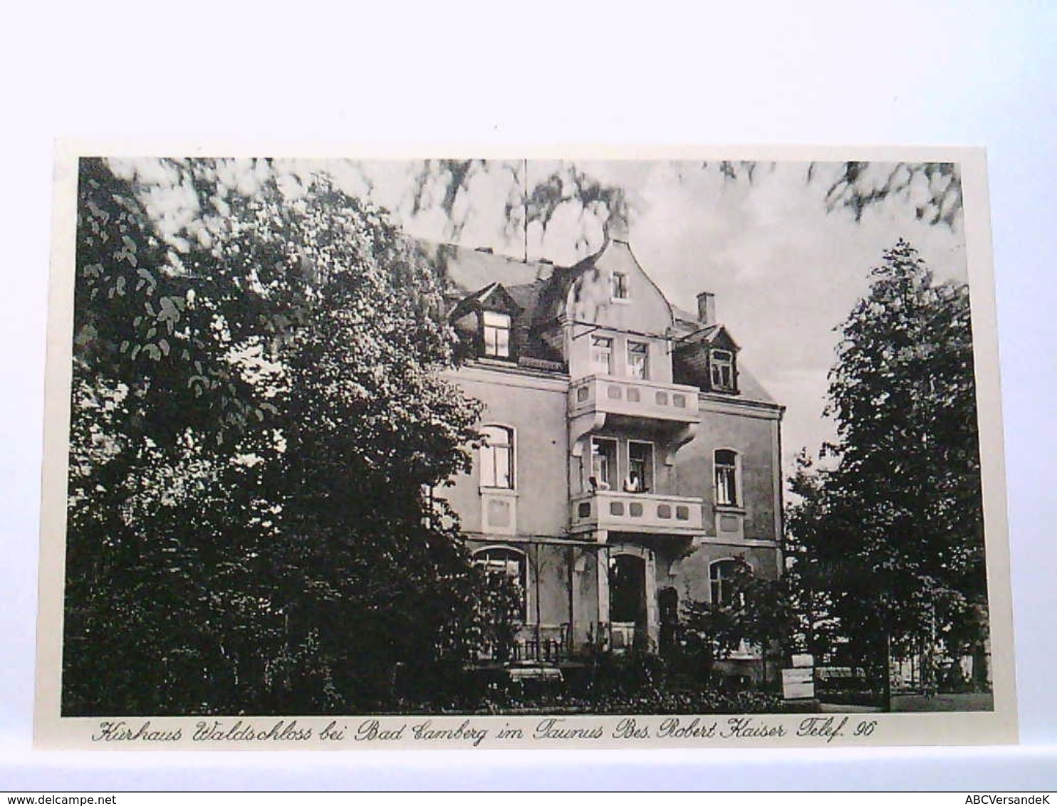 Ak Bad Camberg/Taunus, Kurhaus, Waldschloss, Bes.Robert Kaiser, Panorama, Ungelaufen. - Hotels & Gaststätten