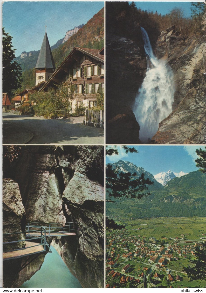 Meiringen - Kapellenstrasse, Reichenbachfall, Aareschlucht - Photo: R. Würgler - Reichenbach Im Kandertal