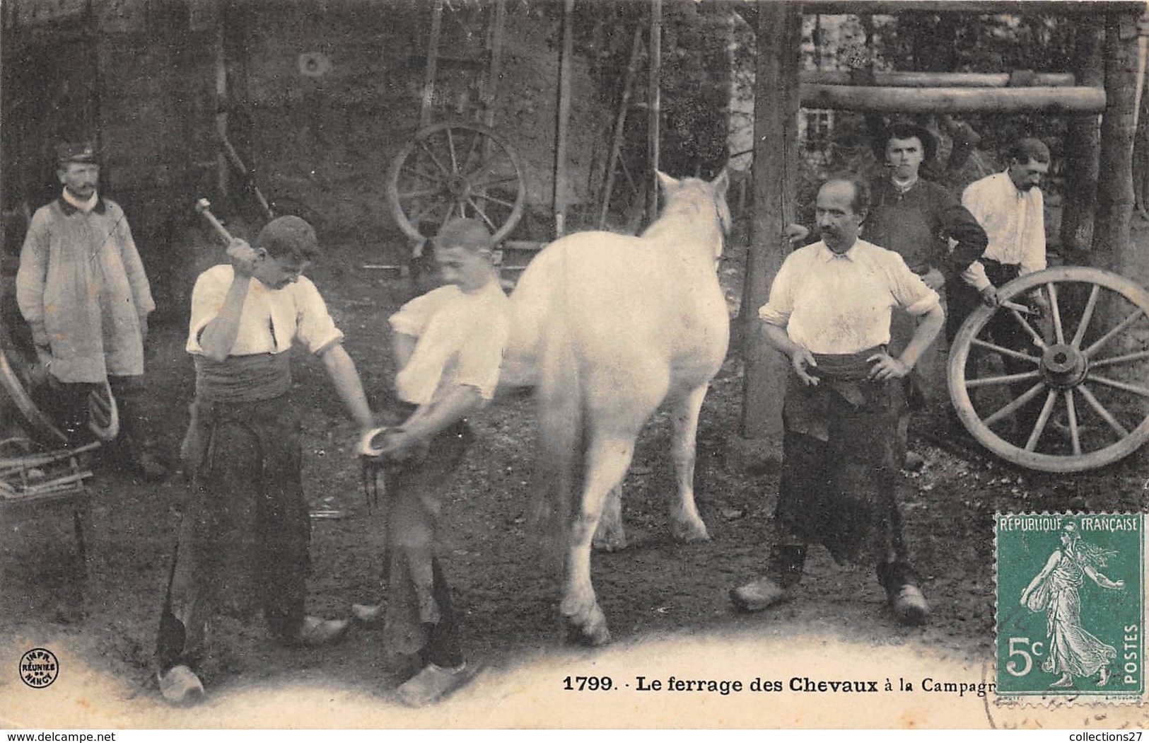 LE FERRAGE DES CHEVAUX A LA CAMPAGNE - Artisanat