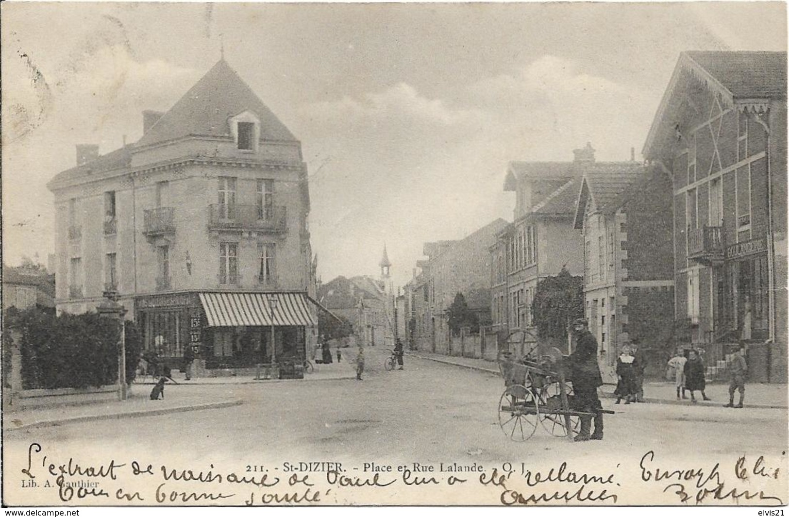 SAINT DIZIER Place Et Rue Lalande.REMOULEUR - Saint Dizier