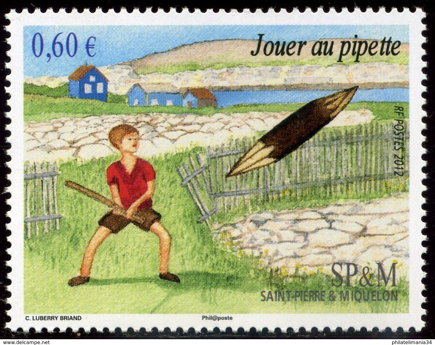 SPM 2012 - Jouer Au Pipette - Unused Stamps