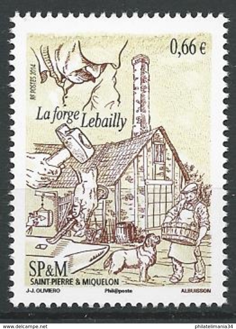 SPM 2014 - La Forge Lebailly - Unused Stamps