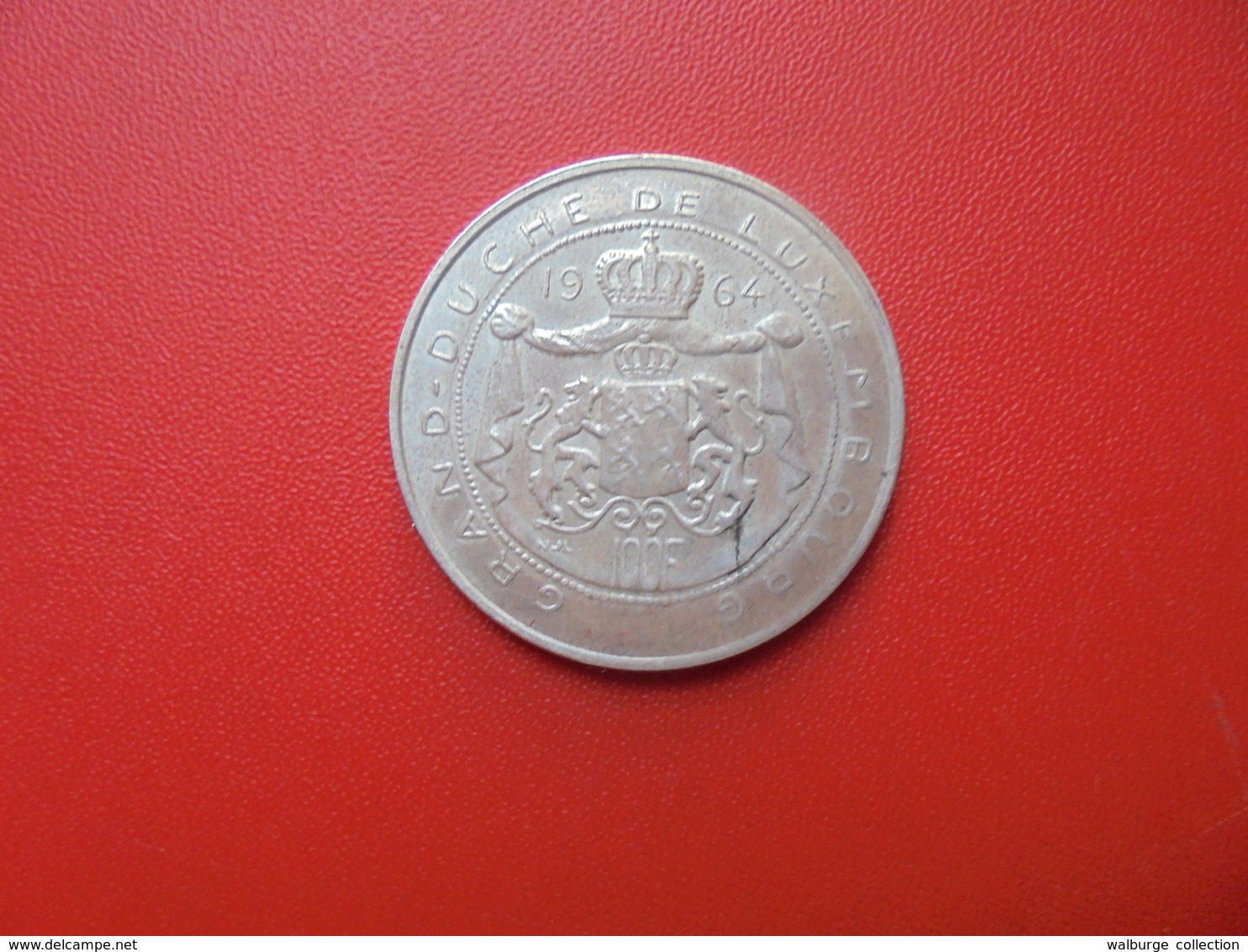 LUXEMBOURG 100 FRANCS 1964  ARGENT - Luxembourg