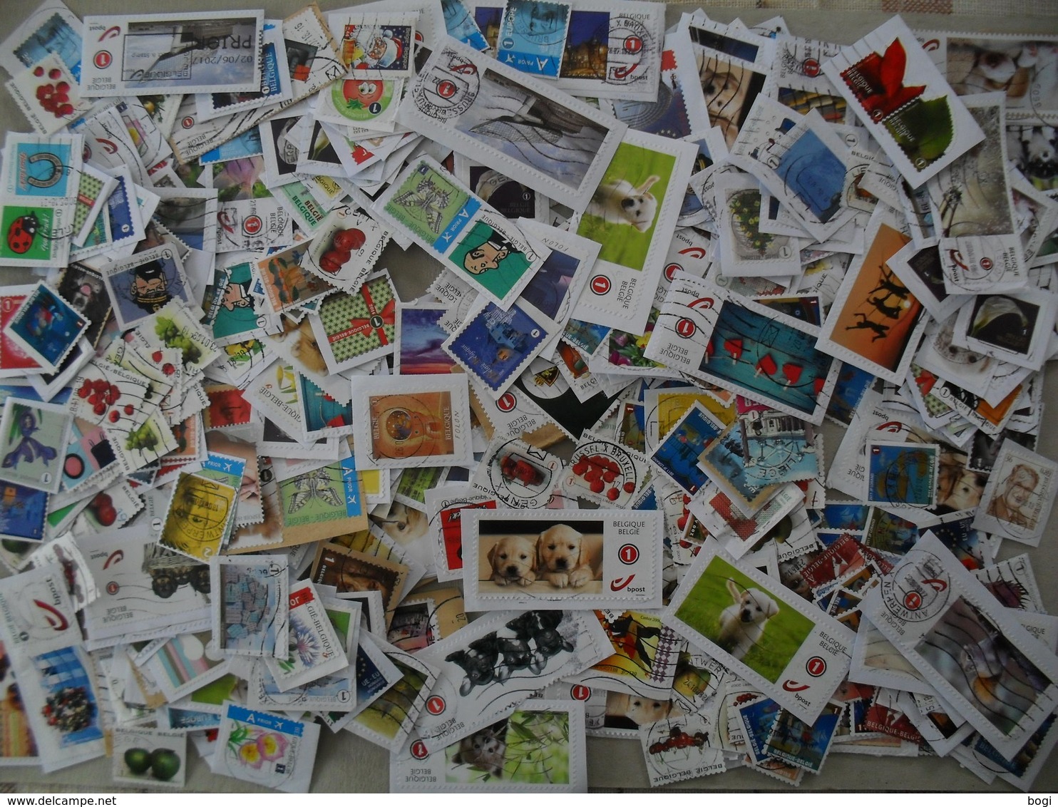 België - 500 Zegels/stamps Euro-periode - Lots & Kiloware (mixtures) - Min. 1000 Stamps