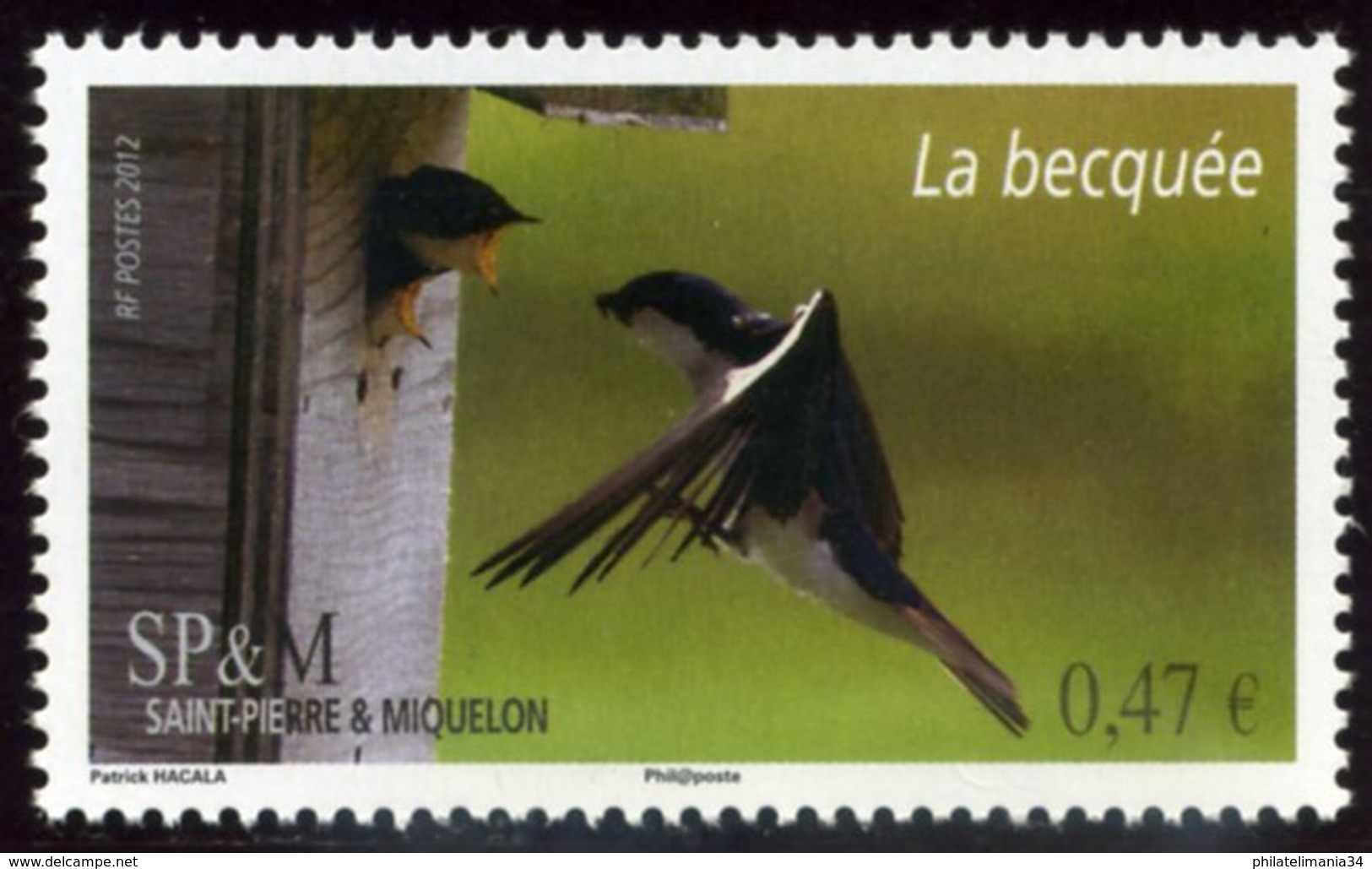 SPM 2012 - La Becquée - Unused Stamps