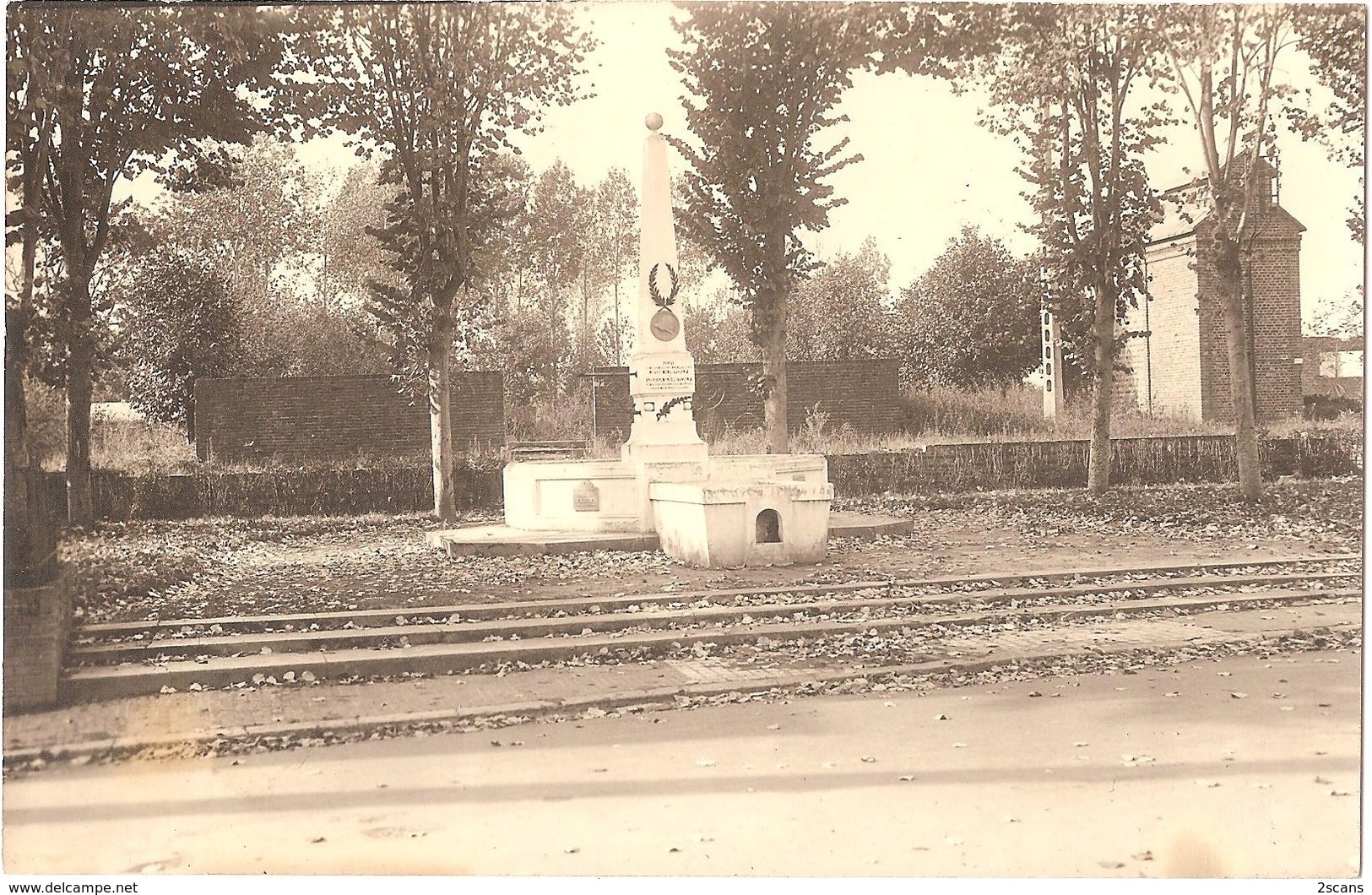 Dépt 80 - MÉHARICOURT - ÉPREUVE De CARTE POSTALE (photo R. LELONG) + PLAQUE De VERRE D'origine - Monument - Éd. Leclercq - Autres & Non Classés