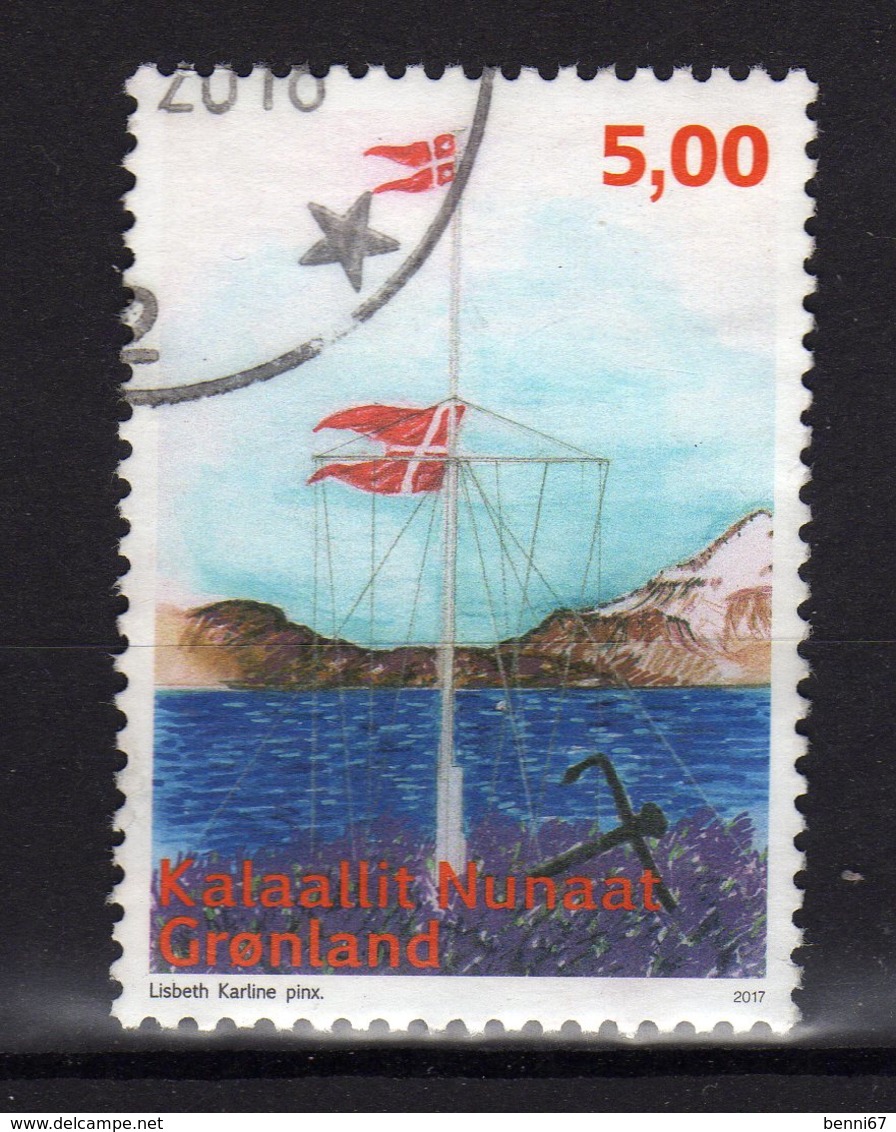 GROENLAND Greenland 2017 Drapeau Flag Obl - Gebraucht