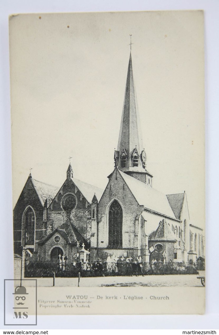 Postcard Belgium - Watou Church Poperinge - Poperinghe - - Poperinge