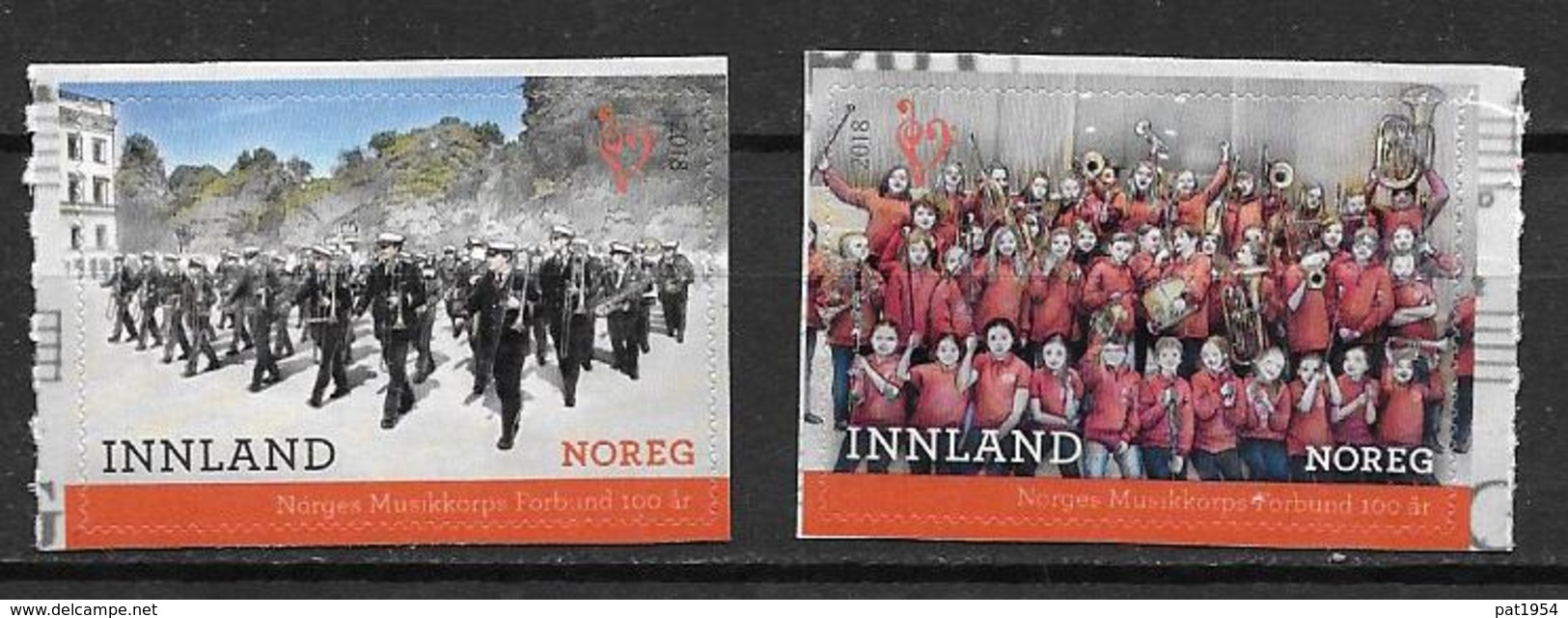 Norvège 2018 N°1906/1907 Neufs Centenaire Du Corps De La Musique - Nuevos