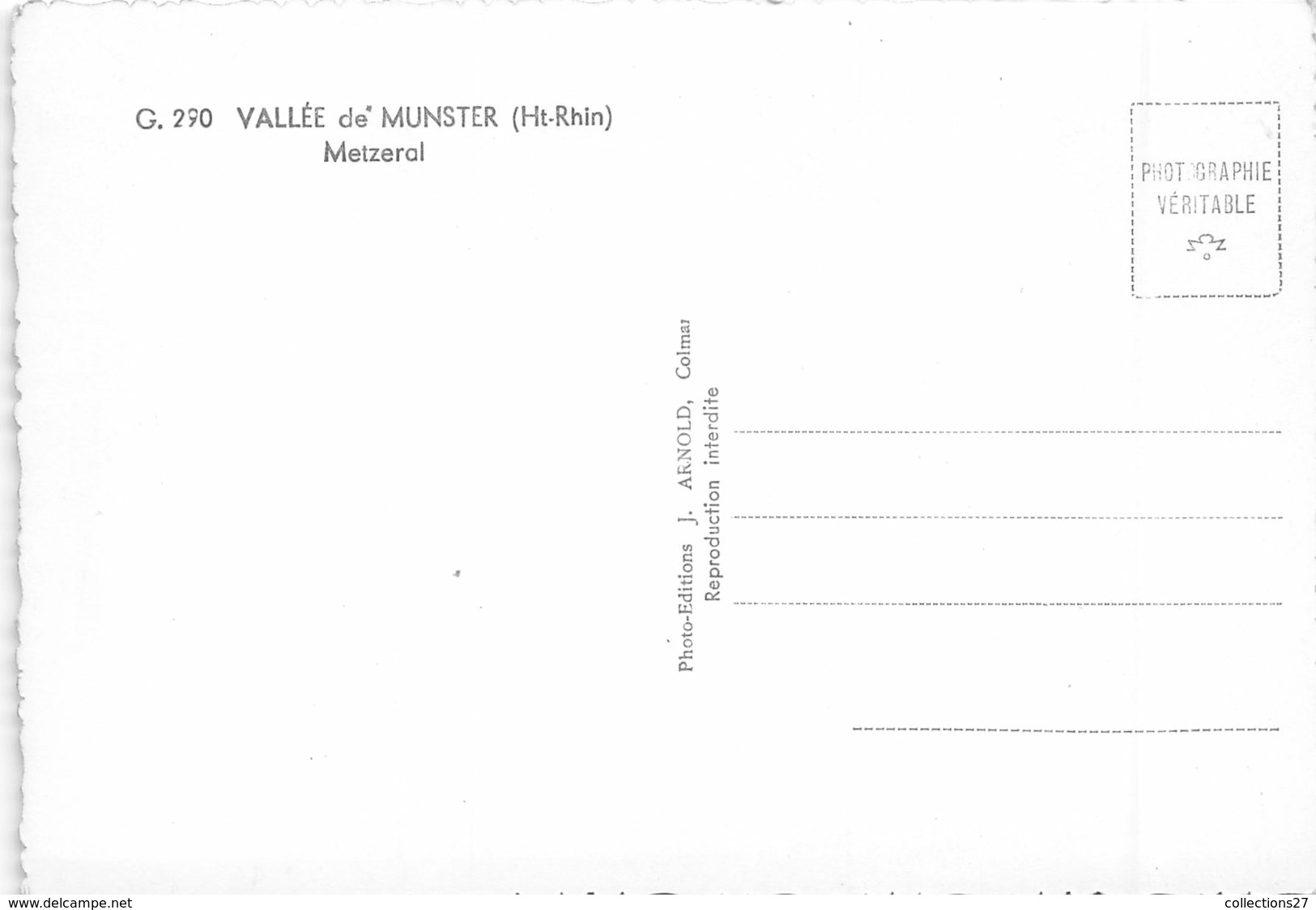 68-MUNSTER- VALLEE DE MUNSTER- METZERAL - Munster