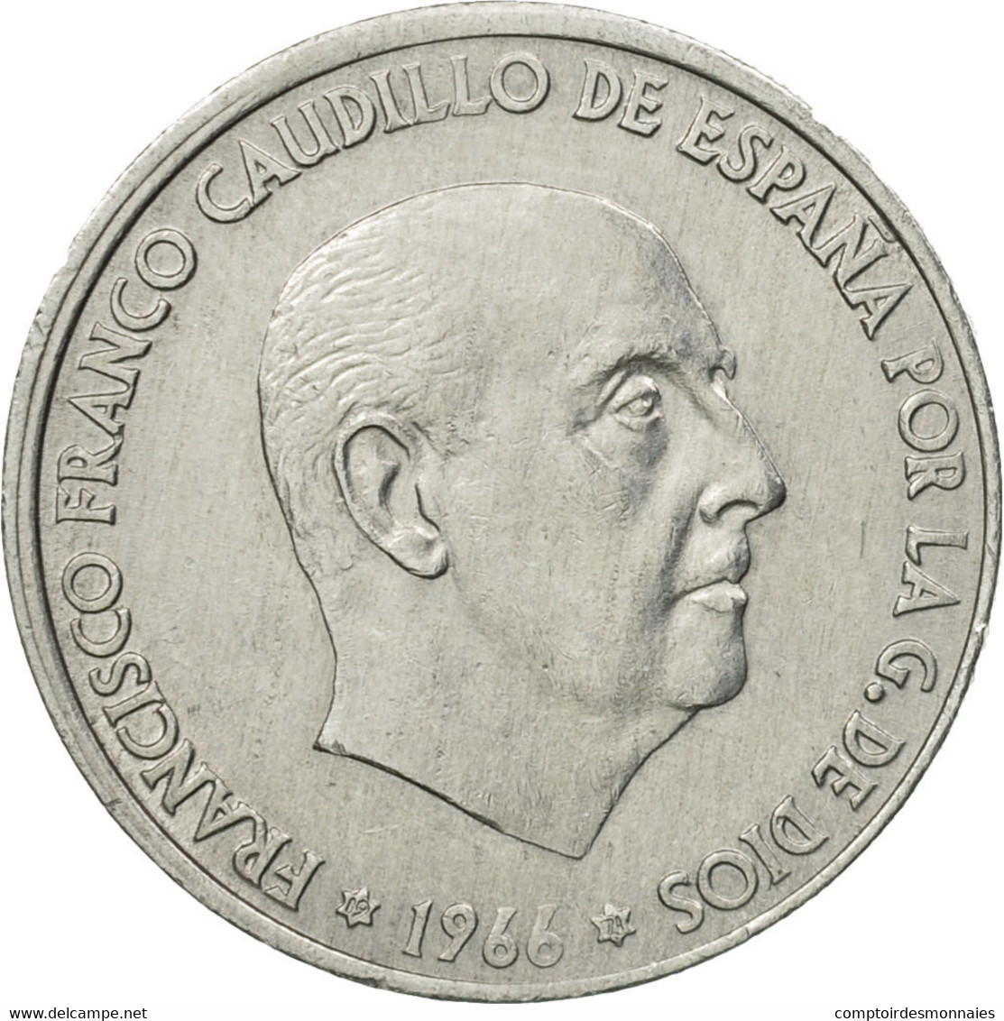 Monnaie, Espagne, Francisco Franco, Caudillo, 50 Centimos, 1971, TB+, Aluminium - 50 Céntimos