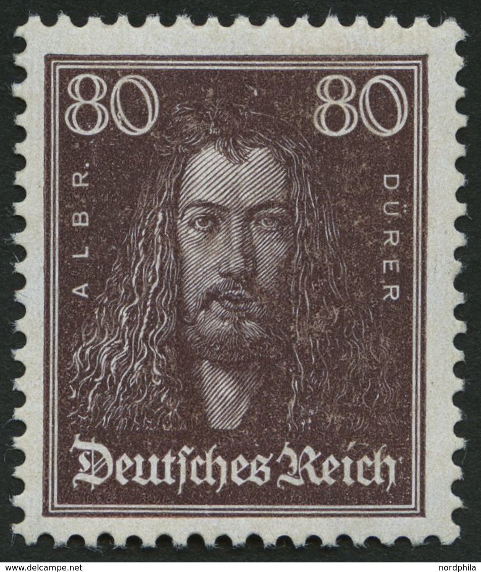 Dt. Reich 397 **, 1926, 80 Pf. Dürer, Pracht, Mi. 500.- - Usati