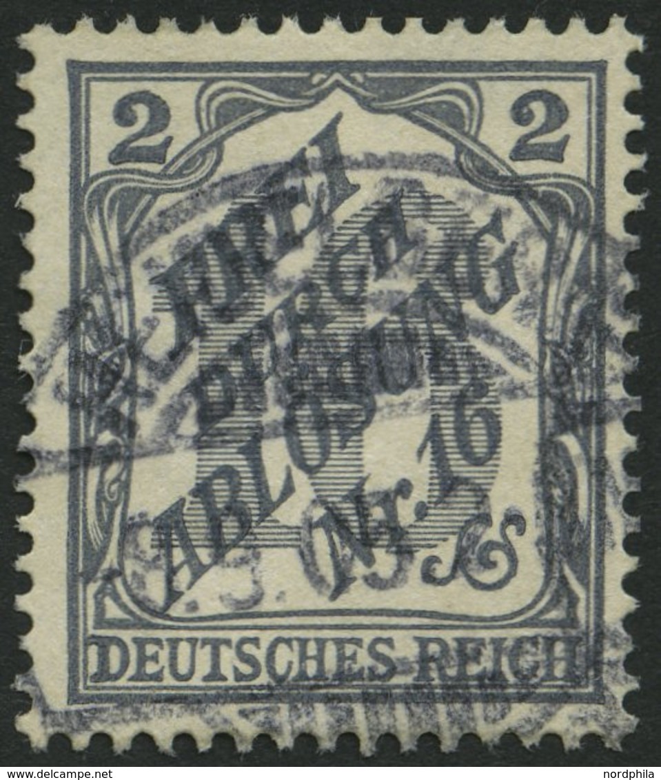 DIENSTMARKEN D 9 O, 1905, 2 Pf. Baden, Pracht, Mi. 100.- - Oficial