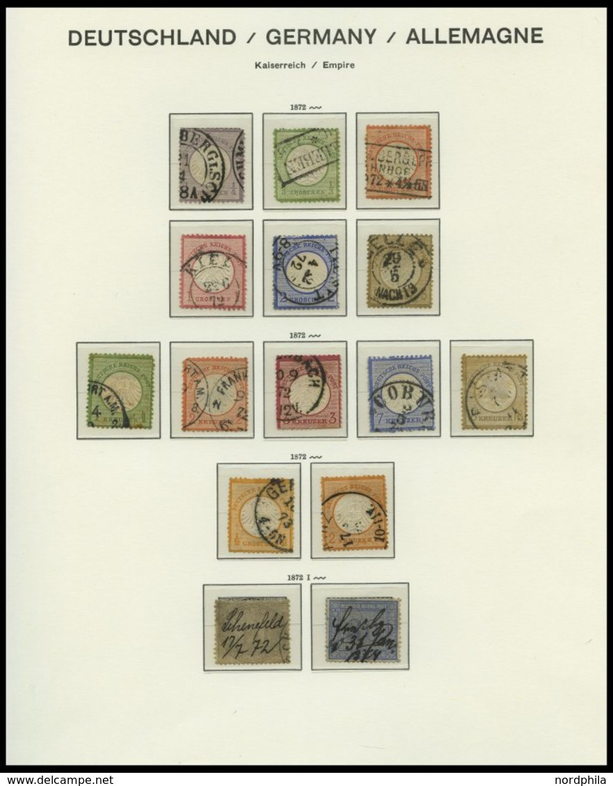 SAMMLUNGEN O,* , 1872-1932, Sammlung Dt. Reich Im Schaubekalbum Mit Diversen Besseren Werten Und Einigen Besonderheiten, - Gebraucht