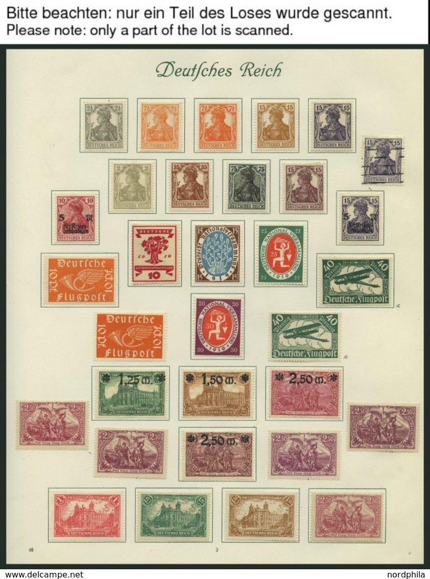 SAMMLUNGEN *,** , Sauberer Sammlungsteil Inflation Auf Borekseiten, Pracht, Mi. über 500.- - Used Stamps