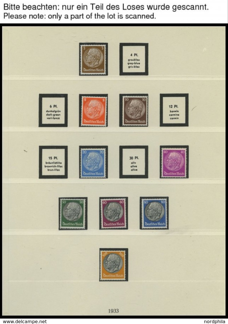 SAMMLUNGEN *,**,(*) , Ungebrauchte, Teils Postfrische Sammlung Dt. Reich Von 1935-1945 Im Lindner Falzlosalbum, Einige G - Used Stamps