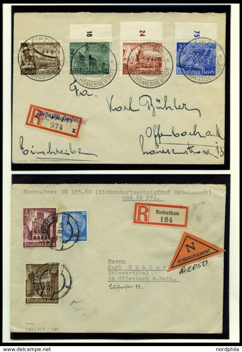 SAMMLUNGEN o,**,*,Brief,BrfStk , 1933-45, reichhaltige Sammlung Dt. Reich mit vielen guten Ausgaben und einigen interess