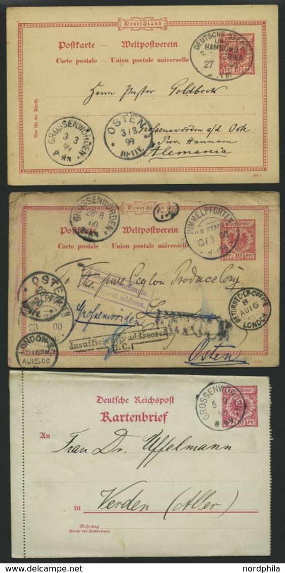 LOTS Ca. 1875-1900, Interessante Partie Von 55 Gebrauchten Belegen, Etwas Unterschiedlich, Besichtigen! - Other & Unclassified