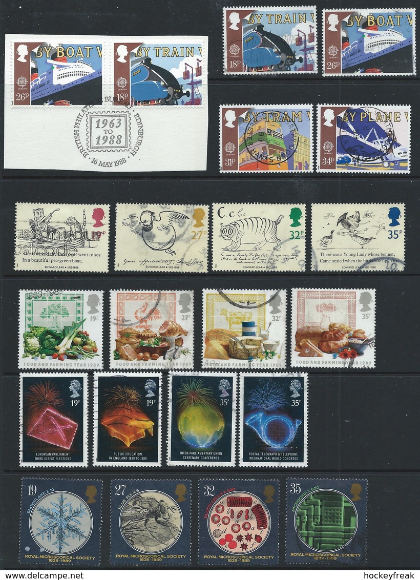 Great Britain 1960-1994 - 136 x Used-Very Fine Used issues incl sets Cat £107.90 SG2015 see scans/full descritpion below
