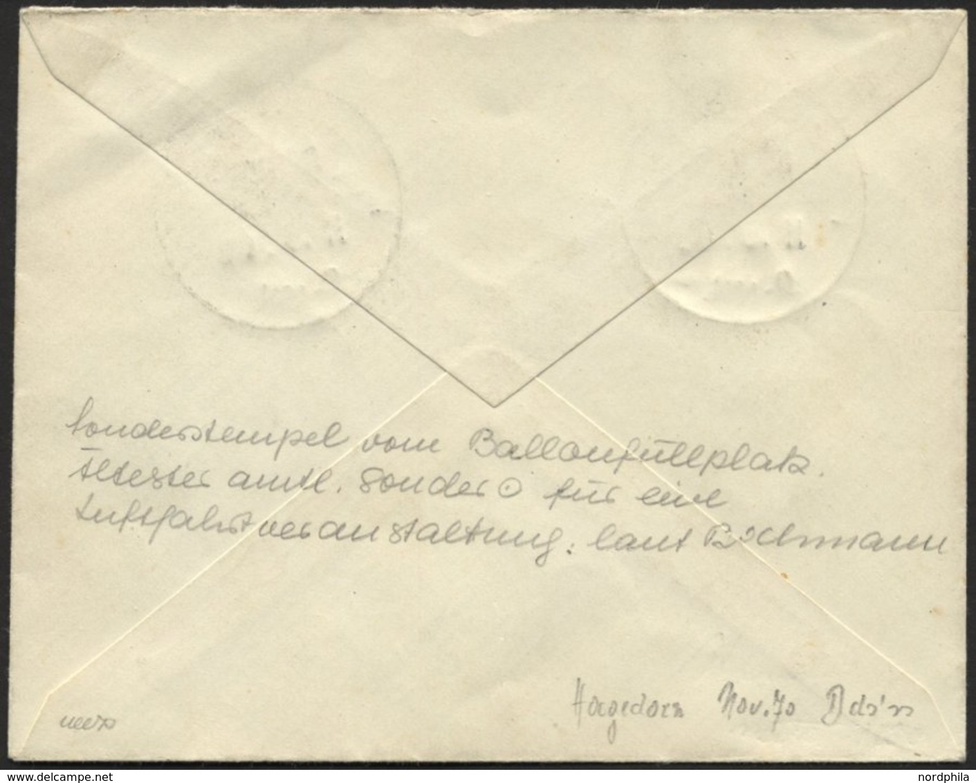 BALLON-FAHRTEN 1897-1916 11.10.1908, 1. GORDON-BENNETT-WETTFAHRT In Berlin Anläßlich Der Internationalen Ballonwettfahrt - Montgolfier