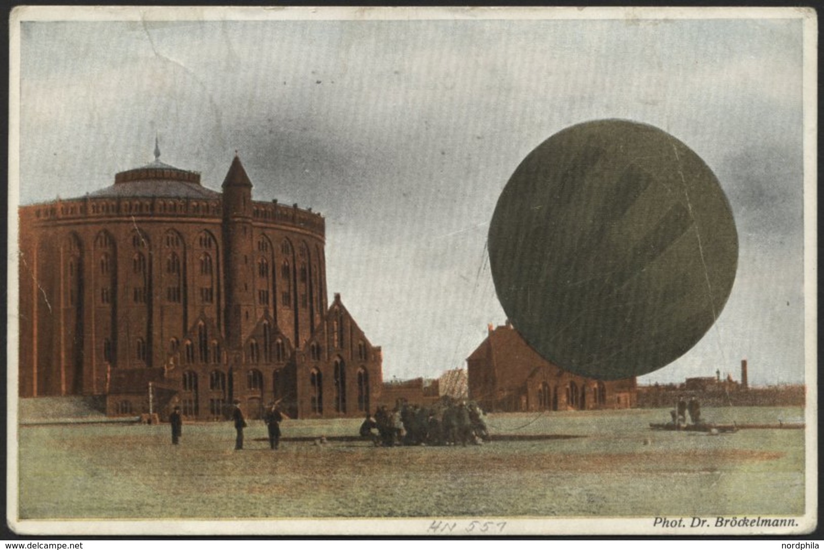 BALLON-FAHRTEN 1897-1916 22.9.1912, Berliner Verein Für Luftschiffahrt, Abwurf Vom Ballon HEWALD Mit Fundvermerk, Postau - Mongolfiere