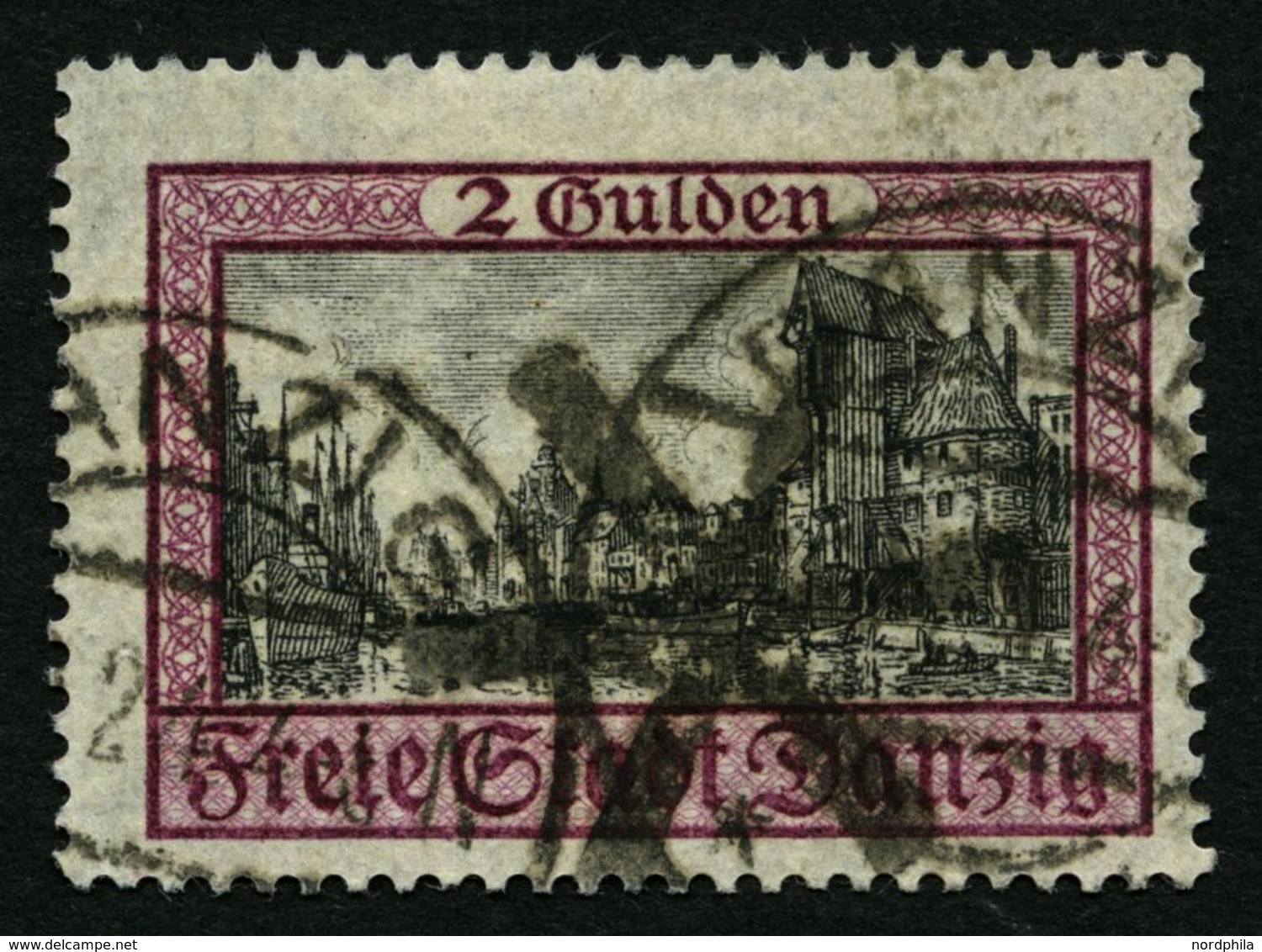 FREIE STADT DANZIG 208 O, 1924, 2 G. Ansichten, Pracht, Mi. 130.- - Sonstige & Ohne Zuordnung