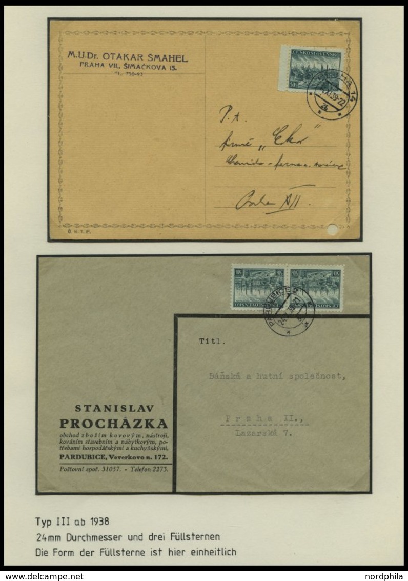 BÖHMEN UND MÄHREN Brief,** , 1939-45, interessante Sammlung Böhmen und Mähren in 2 Bänden, der Hauptwert liegt in den 60