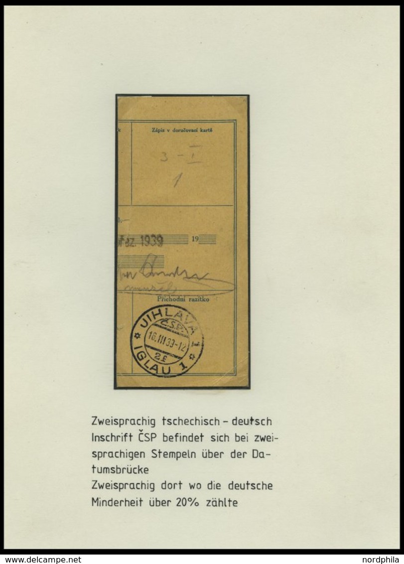 BÖHMEN UND MÄHREN Brief,** , 1939-45, interessante Sammlung Böhmen und Mähren in 2 Bänden, der Hauptwert liegt in den 60