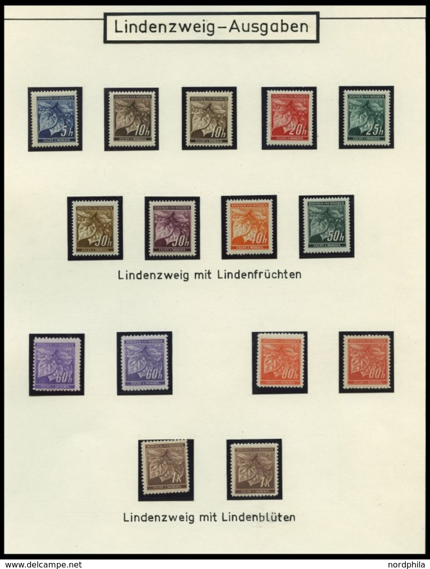 BÖHMEN UND MÄHREN Brief,** , 1939-45, interessante Sammlung Böhmen und Mähren in 2 Bänden, der Hauptwert liegt in den 60