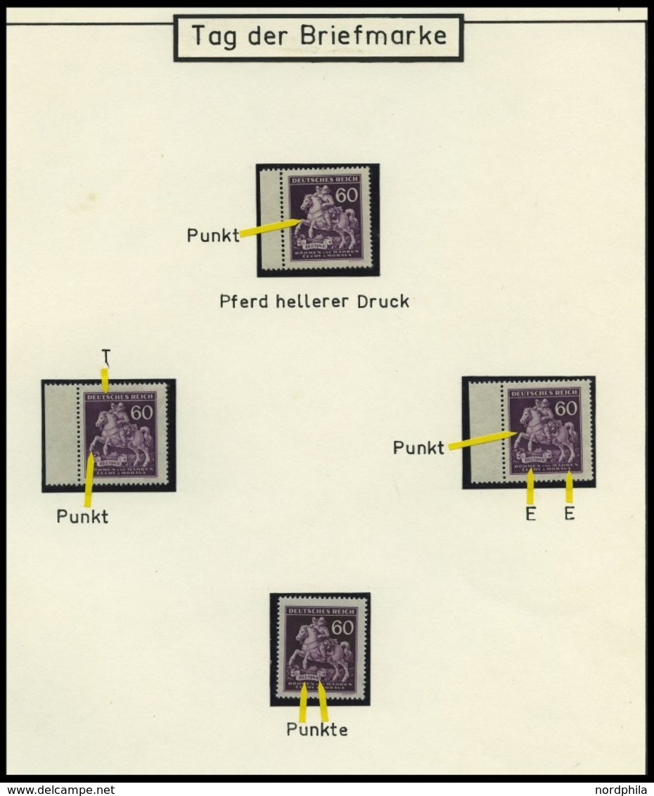 BÖHMEN UND MÄHREN Brief,** , 1939-45, interessante Sammlung Böhmen und Mähren in 2 Bänden, der Hauptwert liegt in den 60