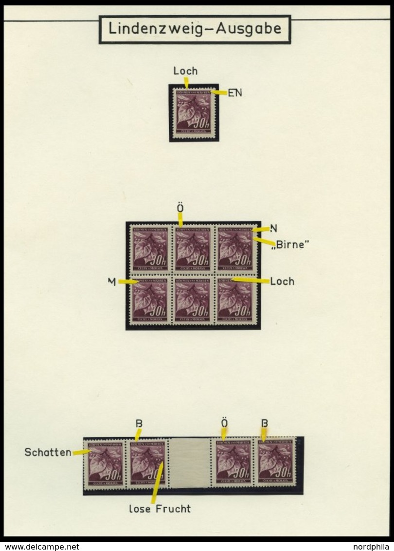 BÖHMEN UND MÄHREN Brief,** , 1939-45, interessante Sammlung Böhmen und Mähren in 2 Bänden, der Hauptwert liegt in den 60