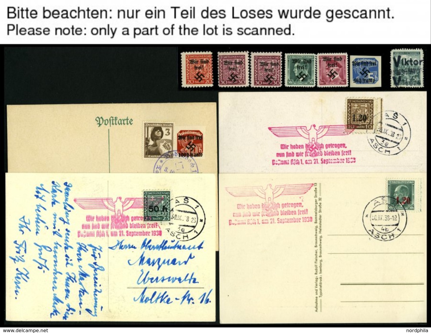 SAMMLUNGEN U. LOTS O,**,*,(*),Brief , Sammlung Bes.Geb. II Im SAFE Album Incl. Böhmen Und Mähren Und Generalgouvernement - Occupation 1938-45