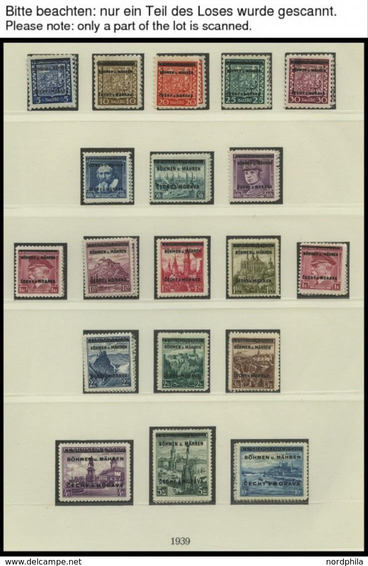 SAMMLUNGEN U. LOTS **,o,* , Sammlung Bes.Geb.II Mit Böhmen Und Mähren, Elsass, Generalgouvernement, Dabei Lothringen Mi. - Occupazione 1938 – 45