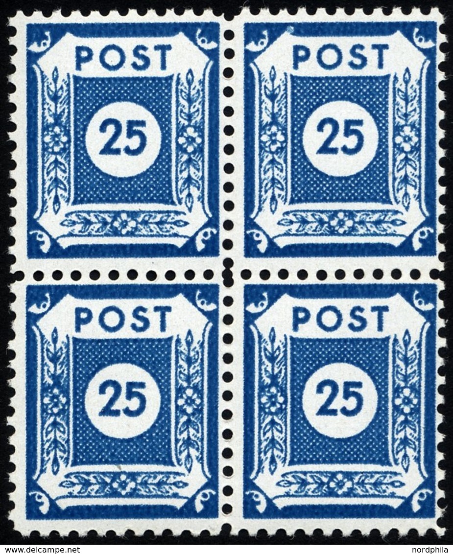 OST-SACHSEN 49DII VB **, 1945, 25 Pf. Coswig, Gezähnt L 11, Pracht, Gepr. Ströh, Mi. 140.- - Autres & Non Classés