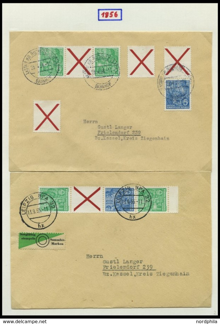 SAMMLUNGEN 1949-1990, Reichhaltige Briefsammlung In 11 Dicken Bänden, Meist FDC Und Portogerechte Einschreibbriefe, Auch - Colecciones