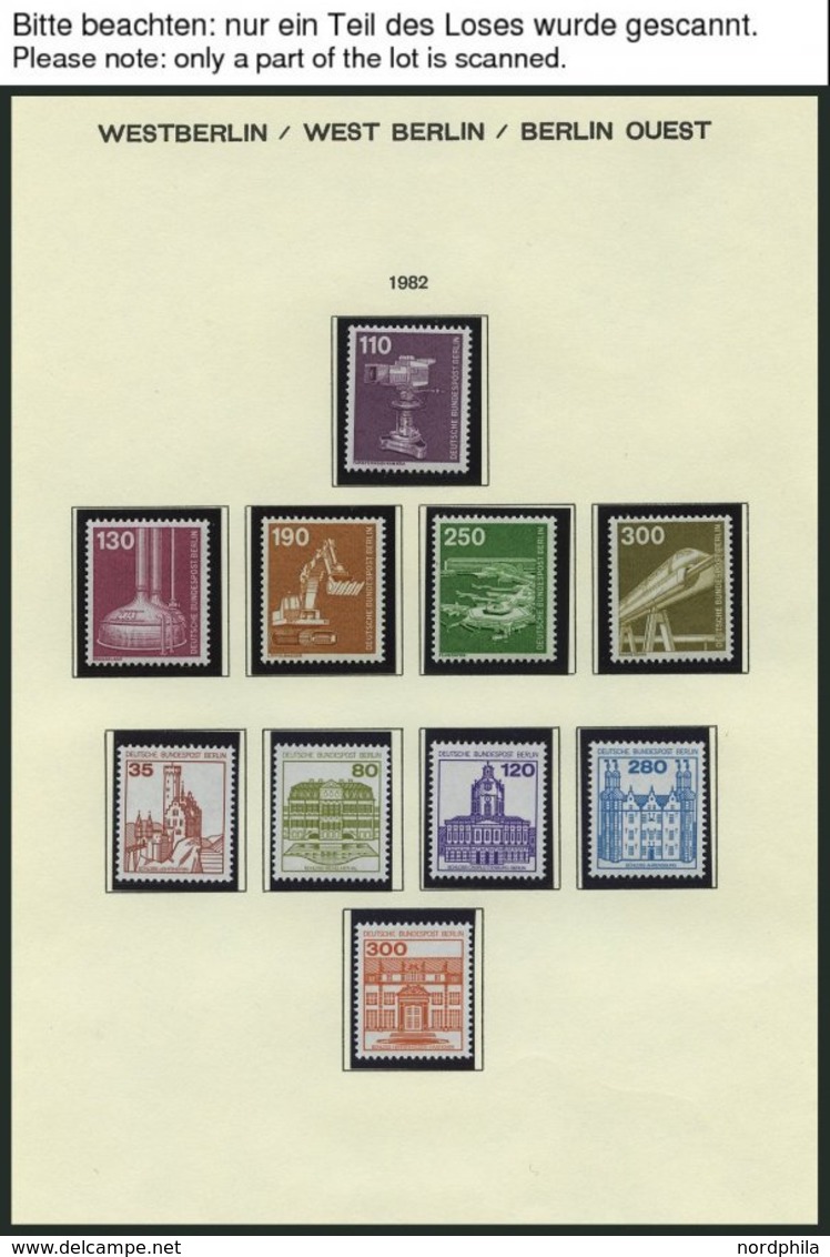 JAHRGÄNGE 614-749 **, 1980-85, 6 Jahrgänge, In Den Hauptnummern Komplett, Pracht - Sonstige & Ohne Zuordnung