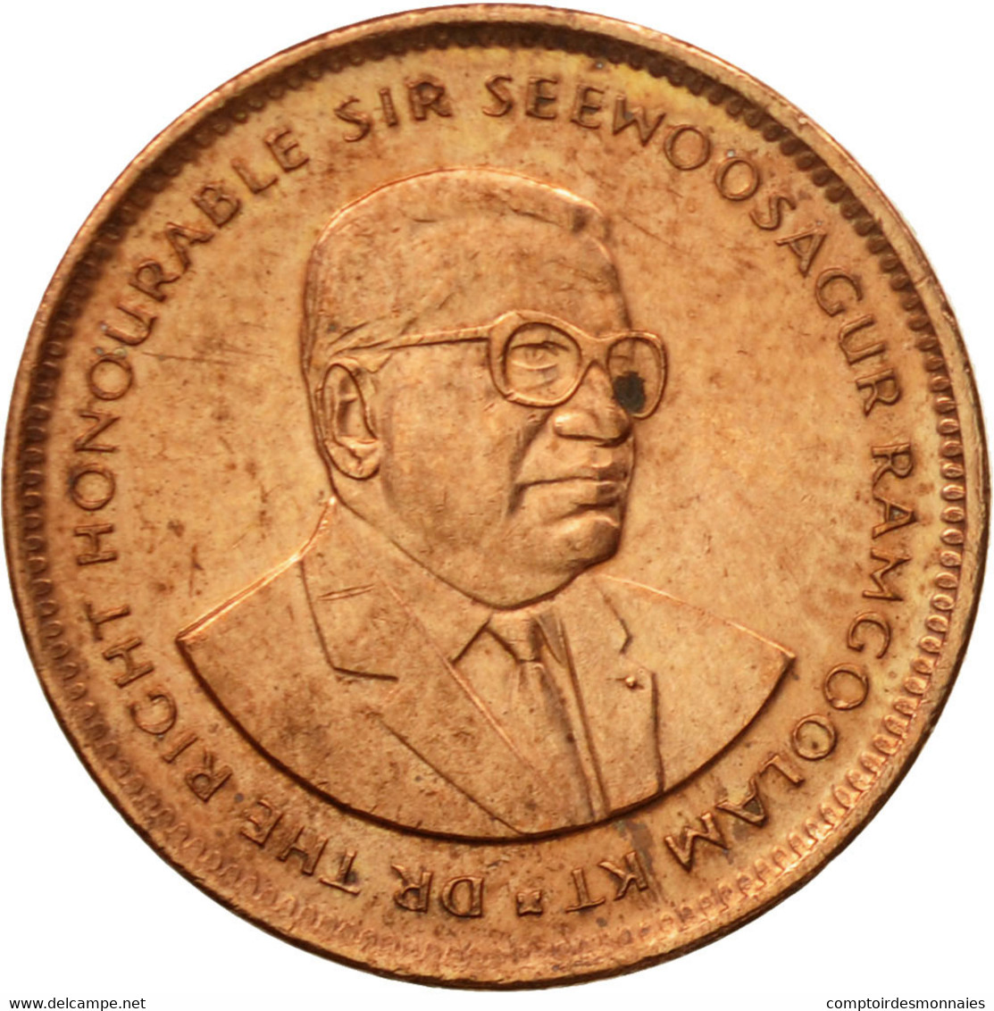 Monnaie, Mauritius, 5 Cents, 2007, TB+, Copper Plated Steel, KM:52 - Mauritius